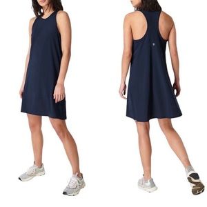 Sweaty Betty Explorer Ace Athletic Mini Dress Navy Blue Size Small BNWT